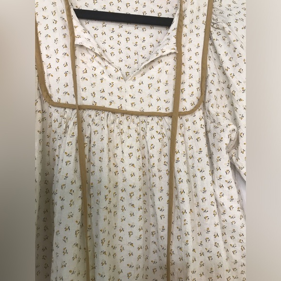 In Bloom Cream Blouse with Tassel Accents - Picture 11 of 12